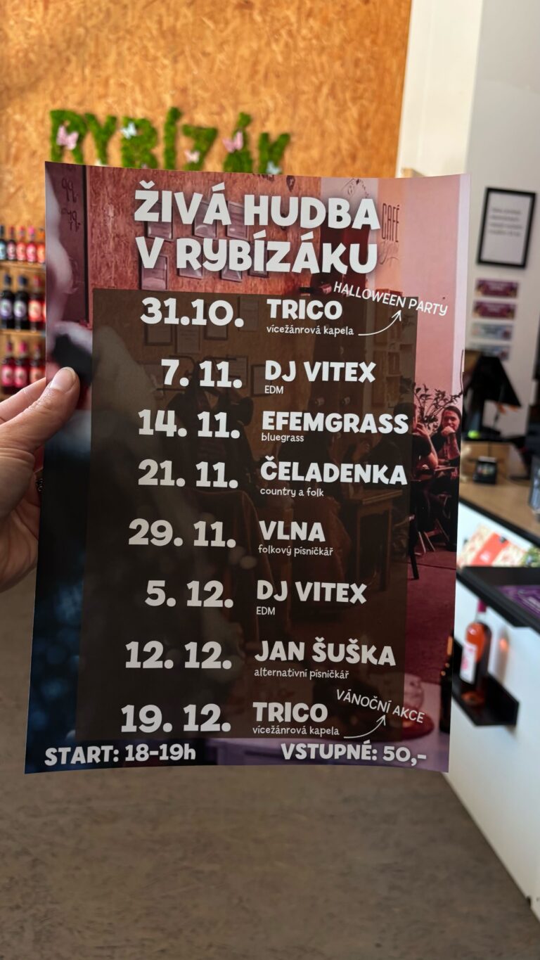 Seznam akcí listopad / prosinec 2025