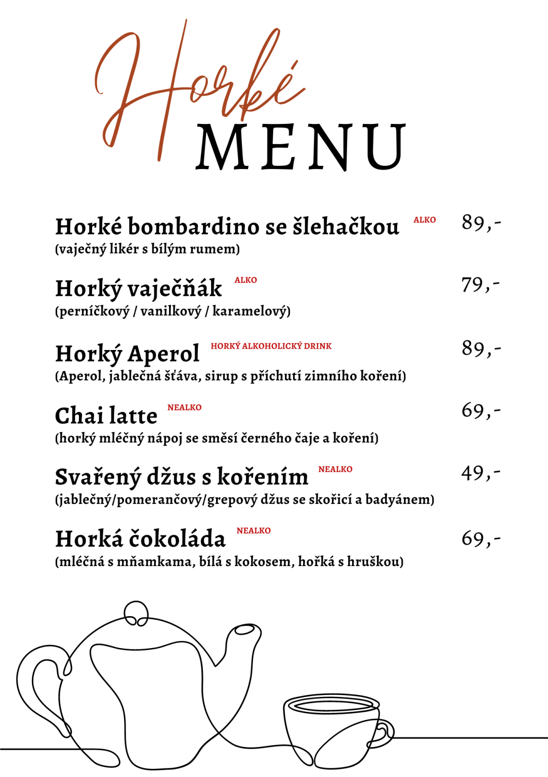 Horké menu